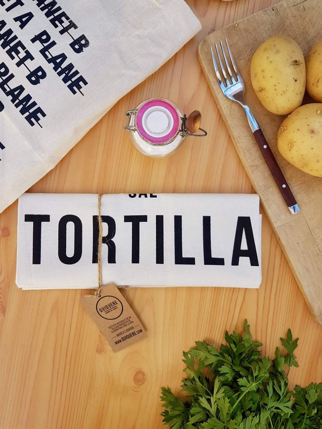 Paño cocina Algodón 100% natural - Ecotoalla Tortilla