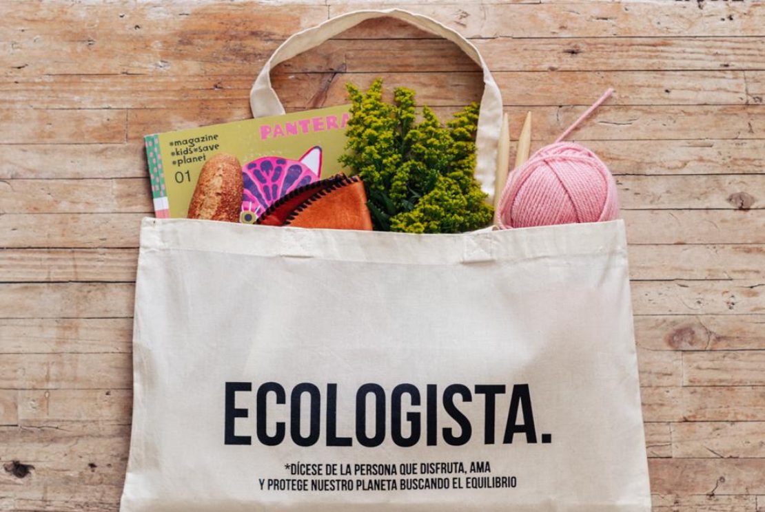 bolsa de compra algodón 100% natural - ecologista