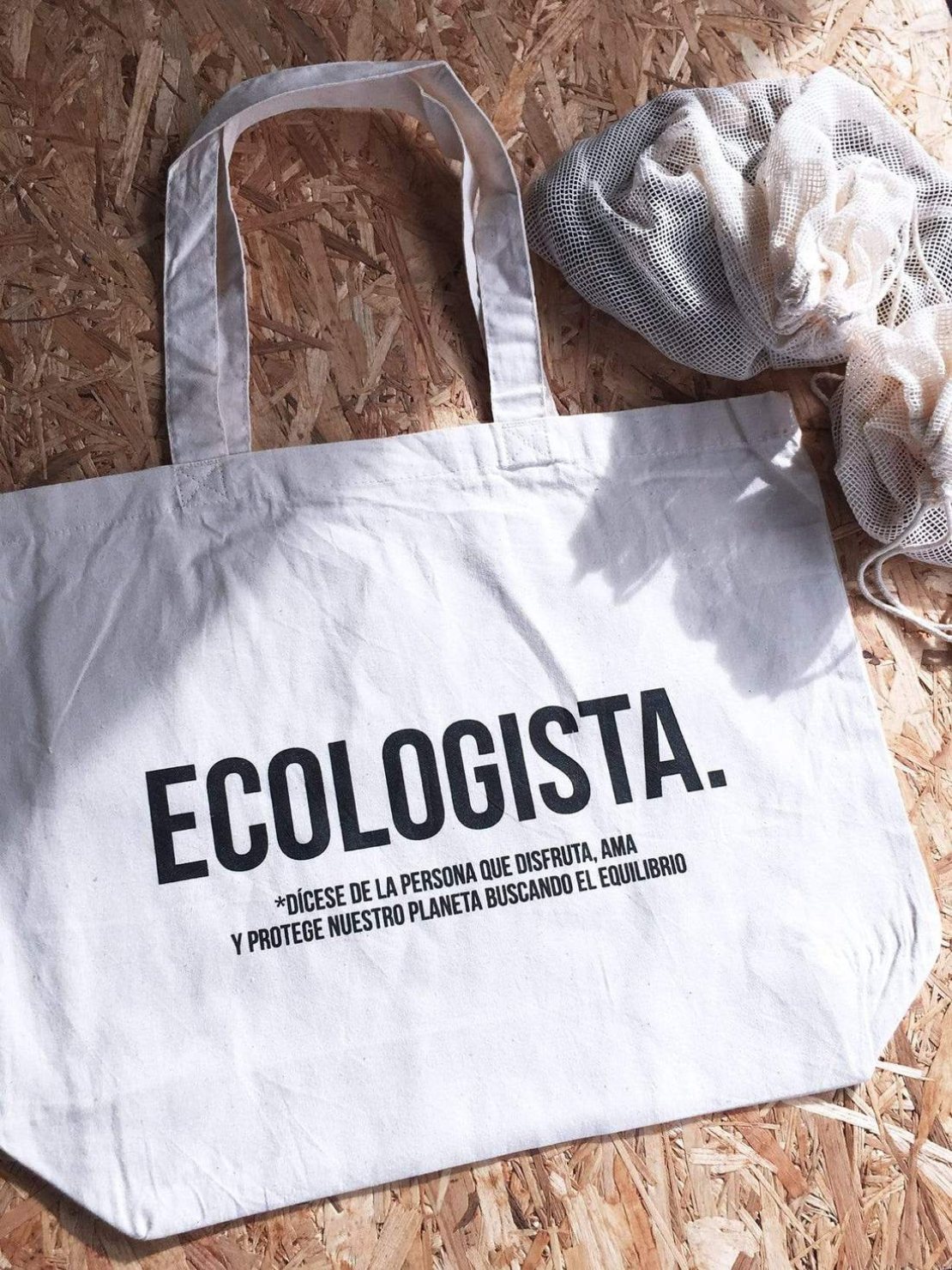 bolsa de compra algodón 100% natural - ecologista